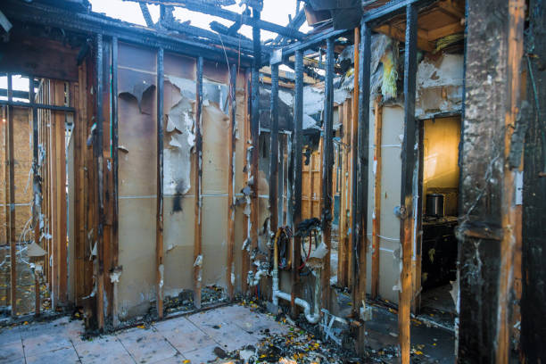 Professional Fire Damage Removal technician working in Havertown, PA